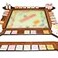 GUYTRENDz Custom Board Game Frame Personalized Game Board Organizer Compatible with Monopoly Board Game and Monopoly Game Pieces Economic Themed Game Organizer Complete Set Red Oak