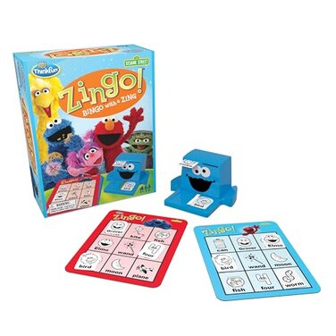 ThinkFun Sesame Street Zingo Build Language Skills with All Your Favorite Sesame Street Characters for Ages 4