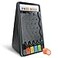 Hooomyai Mini Tabletop Prize Drop Board Game 25x14 Plinko Board Foldable Stand with Customizable 8 Playing Pucks for Carnival Tradeshow Party