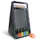 Hooomyai Mini Tabletop Prize Drop Board Game 25x14 Plinko Board Foldable Stand with Customizable 8 Playing Pucks for Carnival Tradeshow Party
