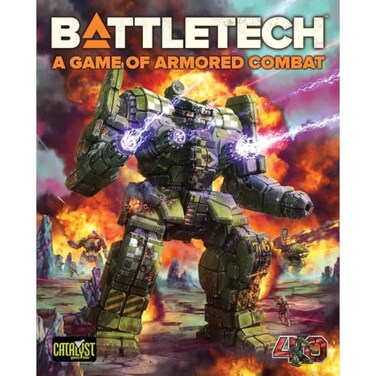 Catalyst Game BattleTech A Game of Armored Combat 40th Edition Game by Labs Sci Fi Miniatures Wargame Starter Set with Tactical Mech Combat Maps Dice Rulebooks Terrain and RPG Inspired Strategy