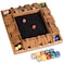 BIVOMON Shut The Box Dice Game 14 Players Wooden Board Table Math Game for Kids Adults Classic Dice Board Game with 16 Dice for ClassroomHomeParty or Pub12 inches