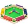 Fowreny Shut The Box Game Wooden Board Game 26 Player Math Game Educational and Entertaining