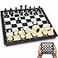 Pedolini Travel Chess Set Magnetic Portable Folding Board Small Mini Pocket Chess Set XSmall 59 Inch