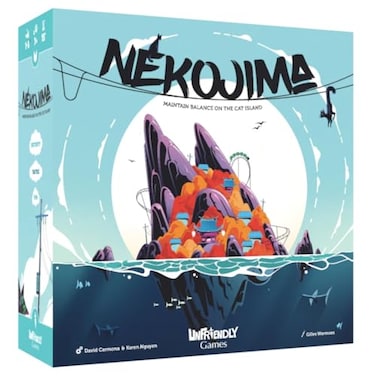 Hachette Boardgames Nekojima Avoid Mischievous Cats While Carefully Building a Japanese Power Grid Stacking and Weaving Dexterity Game Fun Family Game for Kids and Adults Ages 8 and Up 1 to 5 Players