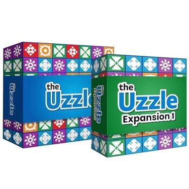 The Uzzle Uzzle 30 Expansion Bundle Includes New Level 5 Challenges Fun for Family Game Nights Skill Development Gift Set Bundle of Fun Board Games for Adults Children Ages 4