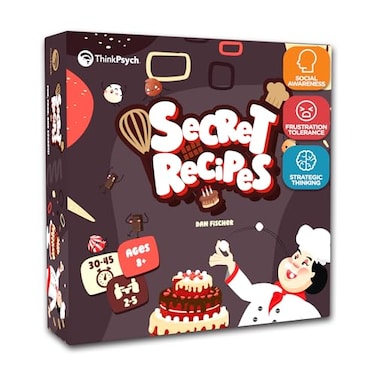ThinkPsych Secret Recipes Go FishStyle Strategy Card Game for Kids Teens and Adults Ages 8 25 Players