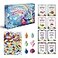 The Fidget Game SquishyLand in Rainbow Reef Educational Phonics Kindergarten Learning Activities for Children in PreK to 2nd Grade Mochi Squishy Toys Set with Board Game 26 Players