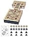 WodGod Wooden Royal Game of URAncient Strategy Board Game for 2 PlayersBeautifully Designed Board with Storage DrawersOver 4500 Years Old Orange