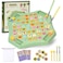 Gencokok 54PCS Animal Flip Chess Memory Chess Game Animal Flip Matching Chess Board Memory Chess Game for Kindergarten Gathering Activity Flip to Win Travel Memory Game