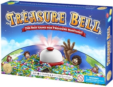 Mind Inventions Treasure Bell Best Math Game for Kids Ages 5 25 Players 1545min Playtime