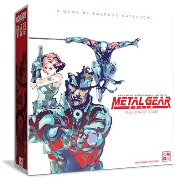 CMON Metal Gear Solid The Board Game Stealth Strategy Gameplay 14Mission Campaign 6 VR Missions Iconic Characters Boss Fights Ages 14 14 Players 6090 Minute Playtime