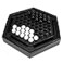 BuleVina Chess Sets Board Game Abalone Family Strategy Game for Adult Desktop Home Marble Chess Game Set for Intellectual Development Table Games Party Fun