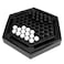 BuleVina Chess Sets Board Game Abalone Family Strategy Game for Adult Desktop Home Marble Chess Game Set for Intellectual Development Table Games Party Fun