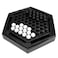 BuleVina Chess Sets Board Game Abalone Family Strategy Game for Adult Desktop Home Marble Chess Game Set for Intellectual Development Table Games Party Fun