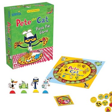 University Games Pete the Cat Pizza Pie Game Green Ages 3 years and Up