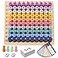 BUZIFU Wooden Montessori Multiplication Board Game Math Educational Toys Multiplication Table Board Game Montessori Math Manipulatives Toys Toddlers Kids Multiplication Chart Game for Early Education