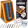 Queensell Cribbage Board Game Set with Storage Classic Game Travel Cribbage Board with Wooden Card Storage for Adults Kids Ideal for Game Night