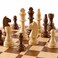 LuckyWish Large Wood Chess Pieces43 Inch KingChess Pieces Only No Board 43 Inch King