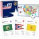 The World The 50 States Game US Geography Board Game Educational Game for Kids Adults Fun Learning for Teenage Boys Girls