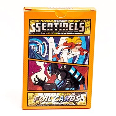 Greater Than Games Sentinels of The Multiverse Foil Pack 1 Cooperative Strategy Board Game Accessory Premium Component Upgrade