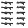 MOOXI MOC Space Wars DC15 Clone Trooper Blaster Weapons Pack AccessoriesDesigned for Minifigs Hands