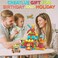Contixo 144 pcs Bristle Shape 3D STEM Building Toys Construction Learning Stacking Educational Block Creativity Beyond Imagination Inspirational Safe Durable Recreational Toy for Kids Ages 38