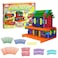 POPULAR PLAYTHINGS Playstix Construction Toy Set with Building Sticks for STEM and Classroom Use for Kids Ages 4 and Up 150 Piece Kit