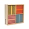 KAPLA 100 Octocolor Case Wooden Construction Set 100 Colored Building Planks