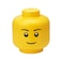 Room Copenhagen Lego Storage Head Small Boy Stackable Storage Container Buildable Organizational Bins for Kids Toys and Accessories