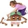 Wondertoys 170 Pieces Wood Logs Set Ages 3 Classic Building Log Toys for Boy Creative Construction Engineering Educational Gifts