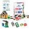 Barcaloo 200 Piece Windows Doors and Roof Tops Building Bricks Play Set 7 Classic Colors Includes Windows Doors and Roof Pieces Classic Colors