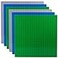 Apostrophe Games Building Blocks Base Plates Compatible with All Major Brands 6Pack 2 Green 2 Blue 2 Gray 10116 x 10116 Inches Baseplate for Building Bricks Durable and Sturdy
