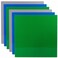 Apostrophe Games Building Blocks Base Plates Compatible with All Major Brands 6Pack 2 Green 2 Blue 2 Gray 10116 x 10116 Inches Baseplate for Building Bricks Durable and Sturdy
