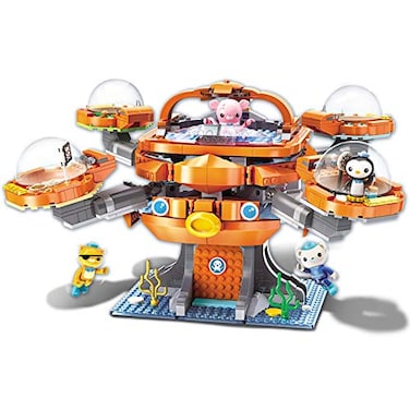 BASEPLATES for Age 8 Building Block Octonauts Ocean Adventure Octopod Castle Playset Barnacles Kwazii Peso Inkling 698pcs Building Brick SetNo Package Box 3708