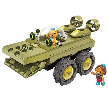 BASEPLATES for Age 6 Building Block Octonauts Ocean Adventure GUPK Alligator Vehicle kwazii dashi 330pcs Building Brick SetNo Package Box