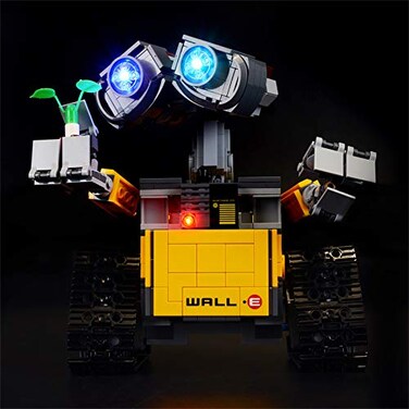 BRIKSMAX Led Lighting Kit for Ideas WallE Compatible with Lego 21303 Building Blocks Model Not Include The Lego Set
