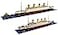 dOvOb Micro Mini Blocks Titanic Model Building Set with 2 Figure 1872 Piece Mini Bricks Toy Gift for Adults and Kids