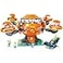 BASEPLATES for Age 8 Building Block Ocean Adventure Octonauts Octopod Playset CupQ Hammerhead Shark Vehicle OctoPod Barnacles kwazii Peso Tweak Inkling Vegimals 921pcs SetNo Package Box