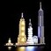 BRIKSMAX Led Lighting Kit for Architecture New York City Compatible with Lego 21028 Building Blocks Model Not Include The Lego Set