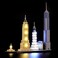BRIKSMAX Led Lighting Kit for Architecture New York City Compatible with Lego 21028 Building Blocks Model Not Include The Lego Set