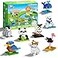 FUN LITTLE Mini Animal Building Blocks 12 Pack No Duplicates Individually Boxed with Instructions Party Favors for Kids 612 Classroom Prizes Prize Box Rewards Goodie Bag Stuffers Easter Egg Fillers
