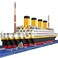 BIDIUTOY Titanic Ship Model Building Block Set 3D Puzzle Sets DIY Educational Toys Bricks Toy with 1860Pcs Micro Mini Blocks Ideal Gift for Kids and Adults