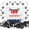 Play Platoon 144 Piece Wheels and Axles Sets Building Bricks Car Parts and Pieces Kit Car Building Set with Wheels Axles Windshields