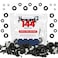 Play Platoon 144 Piece Wheels and Axles Sets Building Bricks Car Parts and Pieces Kit Car Building Set with Wheels Axles Windshields