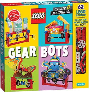 Klutz Lego Gear Bots ScienceSTEM Activity Kit for 812 years