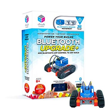 Circuit Cubes Bluetooth Upgrade Kit Electronic Toy Building Set Compatible with Most Building Blocks STEM Toy Learning