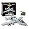 General Jim's General Jims A10 Thunderbolt II Warthog Fighter Jet Building Blocks Set 931 Pieces Cold War Attack Aircraft Model Plane with Opening Cockpit Retractable Landing Gear Artillery Station GJ