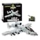General Jim's General Jims A10 Thunderbolt II Warthog Fighter Jet Building Blocks Set 931 Pieces Cold War Attack Aircraft Model Plane with Opening Cockpit Retractable Landing Gear Artillery Station GJ