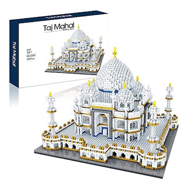 KLMEi Architecture Collection Taj Mahal 3950 pcs Building Set Model Kit and Gift for Adults and KidsMicro Block